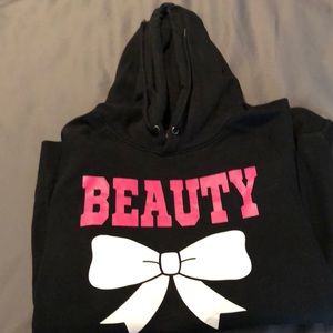 Cute black hoodie-barely worn.